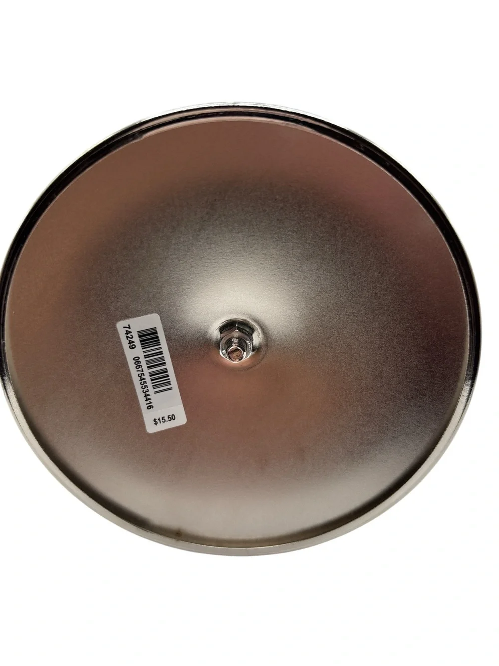 Bath & Body Works Silver  Snowflake Pedestal 3-Wick Candle Holder 6
